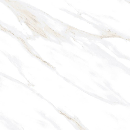 Calacatta Clarity Gold Керамогранит белый 80х80 Матовый