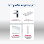 Тумба под раковину Aquanet Верона 100 белый (напольная 3 ящика) Тумба под раковину Aquanet Верона 100 белый (напольная 3 ящика)