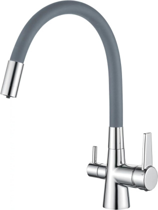 Смеситель для кухни латунь, хром S668 Смеситель для кухни латунь, хром S668