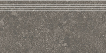 Ступень Чеппо ди Гре коричневый матовый обрезной 30x60x0,9