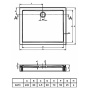 Акриловый душевой поддон Riho Davos 273 100x80 белый + панель DA7300500000000