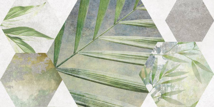 Плитка настенная 34090 Focus зеленый ботаника 25*50 (12шт/1,5м2), м2