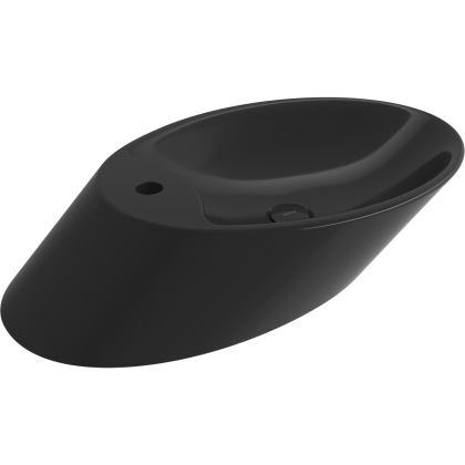 Раковина накладная Milano Vessel, 560*400, без перелива, 1 отв. смес., черный 1021-005-0126, шт