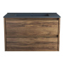 База под раковину Gio 800 подвесная, 2 выкатных ящика soft-close, C.Oak