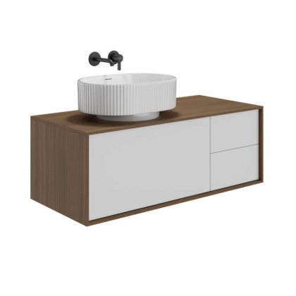 Раковина ARTBASIN Vento накладная 50, белая глянцевая VE.wb.50\WHT