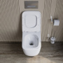 LUCE-TOR Унитаз подвесной безободковый с сиденьем дюропласт soft close, BB076CH-TOR/SC
