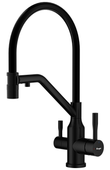 Смеситель Raglo для кухни со съемным гибким изливом, с магнитным фиксатором излива, с подключением фильтра питьевой воды R81.62.06