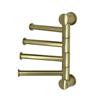 K-1054BRUSHED GOLD Держатель полотенец четверной K-1054BRUSHED GOLD Держатель полотенец четверной