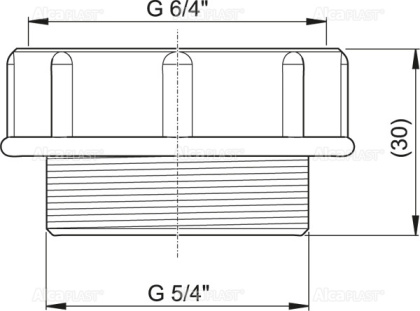 Переходник 5/4"×6/4"