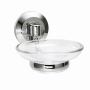 Rhein K-6229O Мыльница стекло (блистер), хром, WasserKRAFT