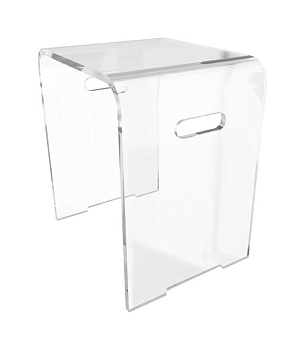 Стульчик для ванны "Nuvo" прозрачный Стульчик для ванны "Nuvo" прозрачный