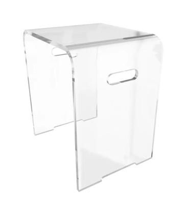 Стульчик для ванны "Nuvo" прозрачный