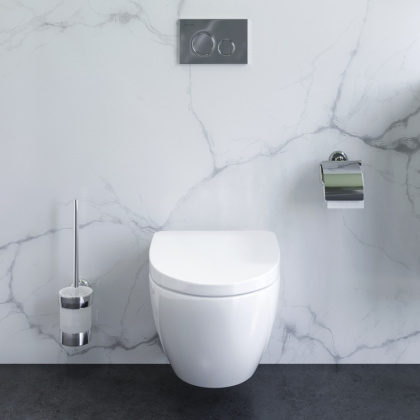 Подвесной комплект AWE ( зона туалета), 34х38,4х56 см, цвет белый с серебром, CK11FB