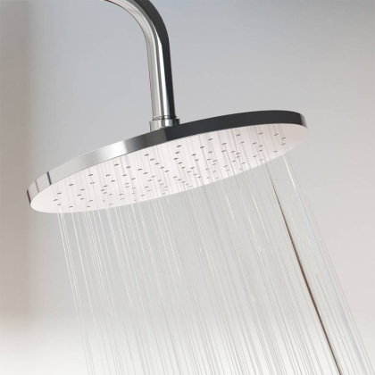 977750000 Jupiter душевая система с душевым ТМС смесителем-полкой, хром