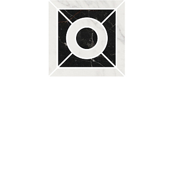 Декор ID94 Фрагонар наборный черный 9,9*9,9*11 (1уп/45шт), шт