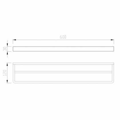 Полотенцедержатель двойной ABBER Westen AA1756G золото матовое Полотенцедержатель двойной ABBER Westen AA1756G золото матовое