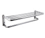 Полка для полотенец, 64х16,6х20,8 см, хром, K-888