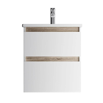 M85AFHX0552WG X-Joy, База под раковину, подвесная, 55 см, 2 ящика, Белый глянец M85AFHX0552WG X-Joy, База под раковину, подвесная, 55 см, 2 ящика, Белый глянец