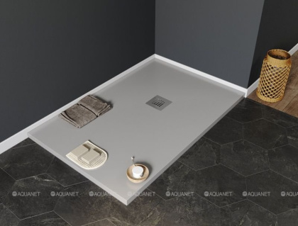 Душевой поддон Aquanet Pleasure 140х90 серый