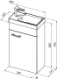 Тумба под раковину Aquanet Нота 40 L (Moduo) белый Тумба под раковину Aquanet Нота 40 L (Moduo) белый