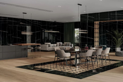 Surface Laboratory/Сахара Блэк лаппатированный обрезной 119,5x320x11