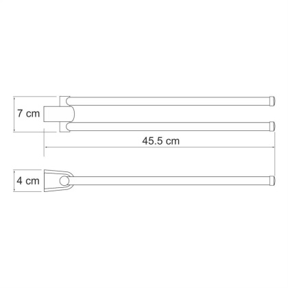 Berkel K-6831 Держатель полотенец двойной Berkel K-6831 Держатель полотенец двойной