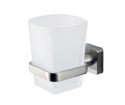 Подстаканник одинарный Rhin, 8х10х10,5 см, хром, K-8728