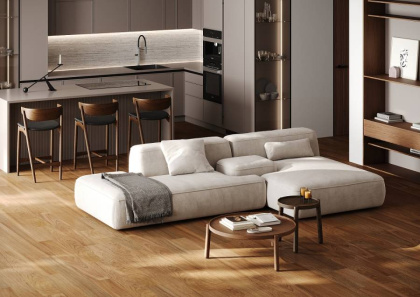 Кварцевый паркет Quartz Parquet Классик Дуссия Африканская, 550-63, 5/0,6 мм