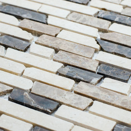 Мозаика, нат. мрамор, BROKEN MIX , Broken