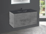 База под керамическую раковину Mia 1000 подвесная, 2 выкатных ящика soft close, Beton