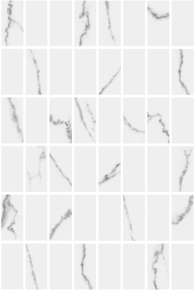 Декор Мираколи мозаичный белый глянцевый 20x30x0,69