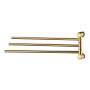 K-1033POLISHED GOLD Держатель полотенец тройной K-1033POLISHED GOLD Держатель полотенец тройной