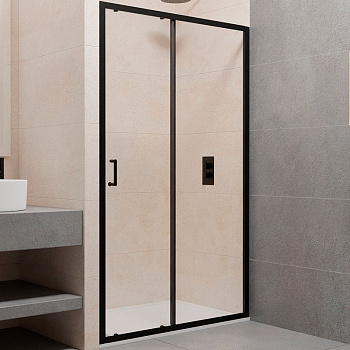 Душевая дверь RGW Passage PA-14 B 170 41081417-14 профиль Черный стекло прозрачное