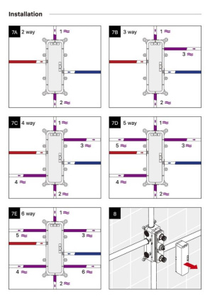 Душевая система Timo Petruma SX-5039/03SM скрытого монтажа с термостатом, черный матовый