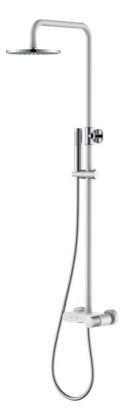 Стойка для душа со смесителем Stick White Chrome Стойка для душа со смесителем Stick White Chrome