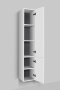 M90CHR0306WG GEM, шкаф-колонна, подвесной, правый, 30 см, двери, push-to-open, цвет: Белый, глянец