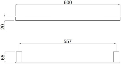 Держатель для полотенец Allen Brau Infinity 6.21011-31 черный матовый Держатель для полотенец Allen Brau Infinity 6.21011-31 черный матовый