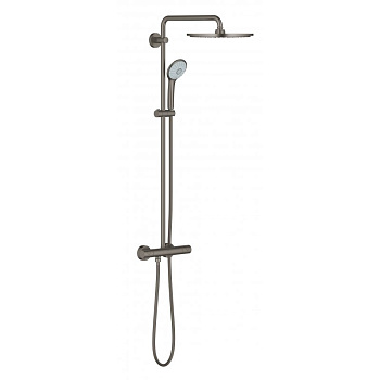 Душевая система поворотная с термостатом Grohe Euphoria 310, темный графит, матовый (26075AL0) Душевая система поворотная с термостатом Grohe Euphoria 310, темный графит, матовый (26075AL0)