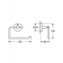 Держатель туалетной бумаги Grohe Bau Cosmopolitan, 10,4х15,2х5,8 см, хром, 40457001