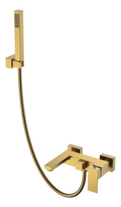 Смеситель для ванны с душем Qubic Bronze Смеситель для ванны с душем Qubic Bronze
