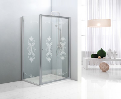 GIUBILEO-AH-1-120/90-SCORREVOLE-CP-G Душевой уголок