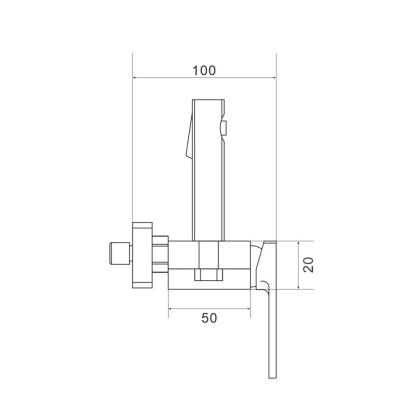 Гигиенический душ Shevanik S6805H-1 латунь черный Гигиенический душ Shevanik S6805H-1 латунь черный