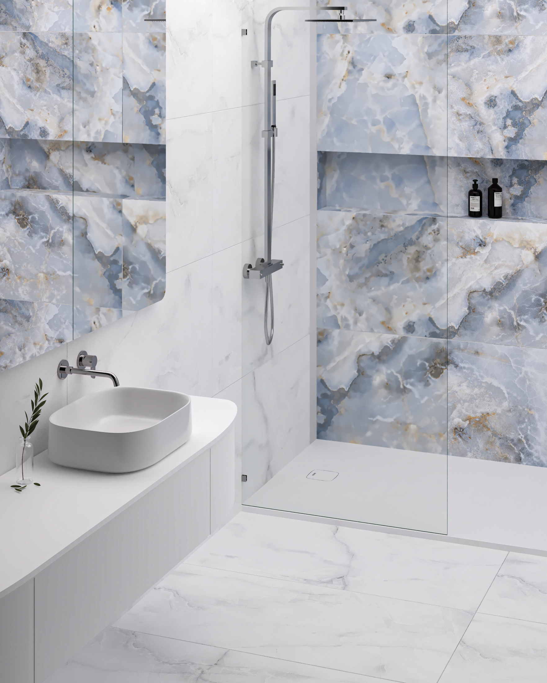 Плитка Nestle Sky Satin 60x120 (2 шт.в уп) Плитка Nestle Sky Satin 60x120 (2 шт.в уп)