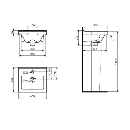 Раковина Santeri Визит 40 Раковина Santeri Визит 40