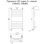 Полотенцесушитель Приоритет НП 2 П 100*60 (ЛЦ2)