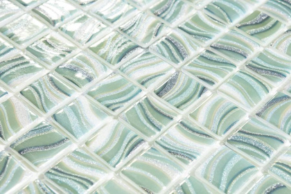Стеклянная мозаика, 7806 Glitter Jade 25x25, Glitter