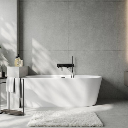 Акриловая ванна ABBER AB9502-1.8 L белая