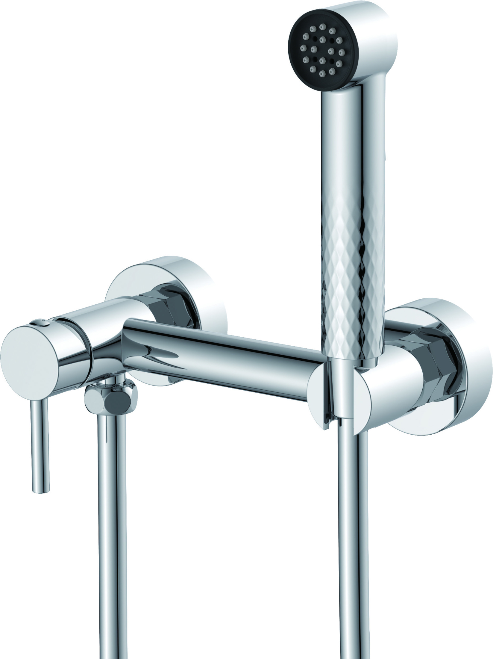 Смеситель Splenka настенный с гигиеническим душем S99.51