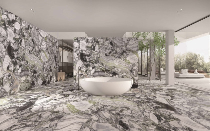 Керамогранит Breccia Viridi Pol Rect 60x120