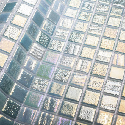 Стеклянная мозаика, LIGHT GREEN, Fusion